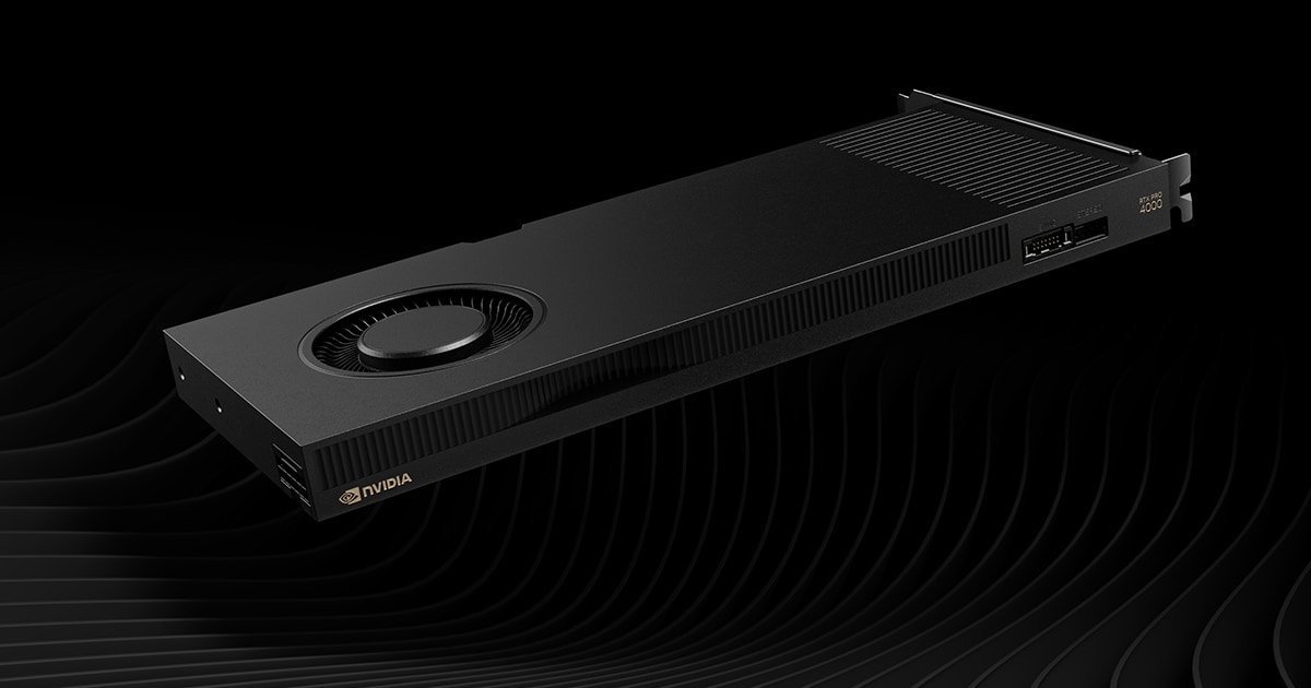 NVIDIA RTX PRO 4000 Blackwell 产品图